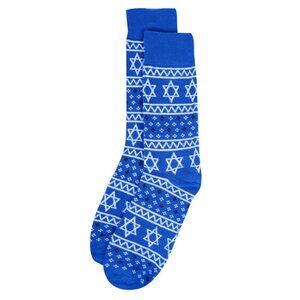 Men's Star of David / Hanukkah Socks - NWT